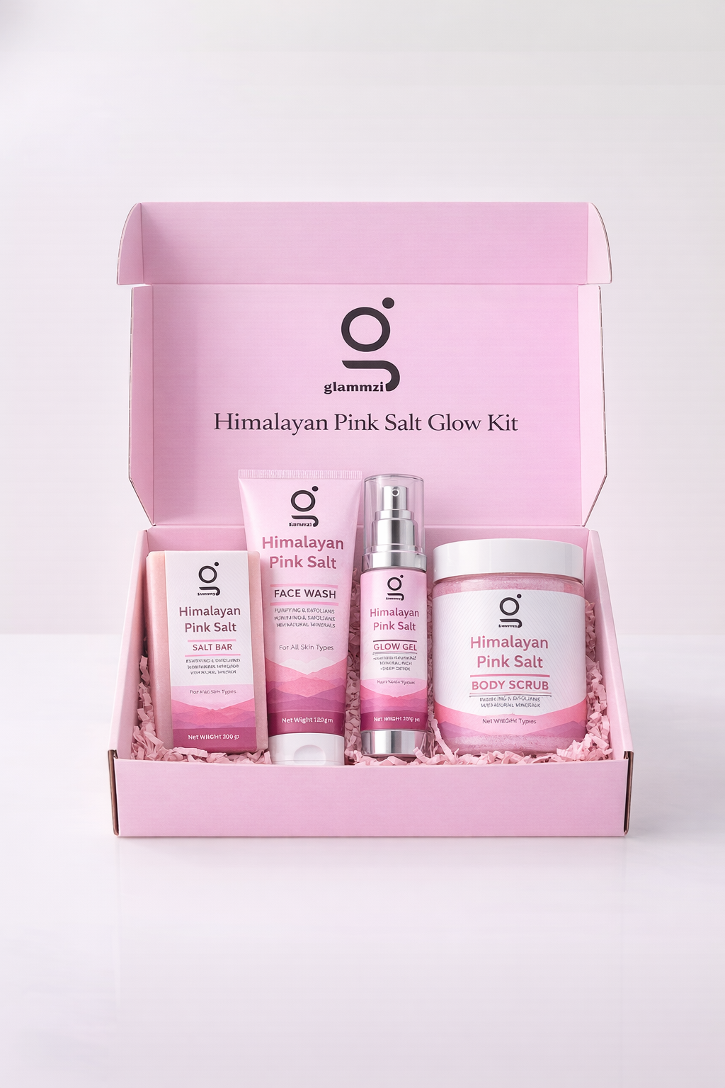 Himalayan Pink Salt Glow Kit – Complete Glow Ritual | Glammzi