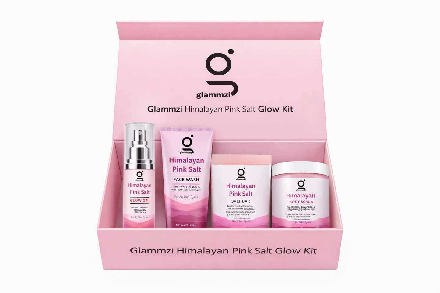 Himalayan Pink Salt Glow Kit – Complete Glow Ritual | Glammzi