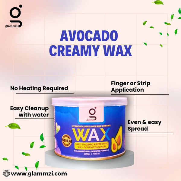 Avocado Creamy Wax 400gm - Glammzi